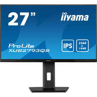 Iiyama iiyama ProLite XUB2793QS-B1 számítógép monitor 68,6 cm (27") 2560 x 1440 pixelek Wide Quad HD LED...