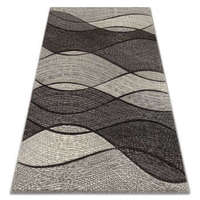 My carpet company kft Feel szőnyeg 5675/16811 HULLÁMOK szürke / antracit / krém 80x150 cm