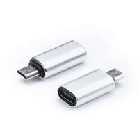 Haffner Adapter: TYPE-C - Micro USB ezüst adapter