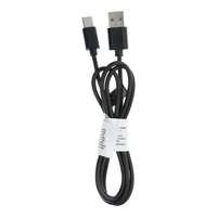 Haffner Kábel: Type-C (USB-C) / USB fekete adatkábel, 1 m (8 mm hosszúságú véggel)