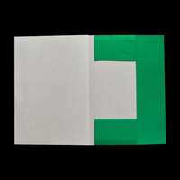 BlueRing Iratgyűjtő, pólyás dosszié A4, 230g. karton, Bluering®, zöld