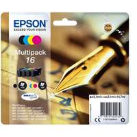 Epson Epson T16 T1626 Multipack Bk,C,M,Y tintapatron eredeti C13T16264010 (T1621 + T1622 + T1623 + T162...