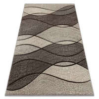 My carpet company kft Feel szőnyeg 5675/15011 HULLÁMOK barna / bézs / krém 80x150 cm
