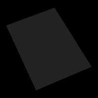 BlueRing Dekor karton 1 oldalas 48x68cm, 350g. 25ív/csomag, Bluering® fekete