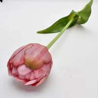  Tulipán; élethű gumitulipán Tömött fejű 40cm-MÁLVA