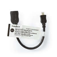 Nedis Nagy Sebességű HDMI ™ kábel Ethernet | HDMI™ Micro Csatlakozó | HDMI™ Kimenet | 4K@30Hz | 10.2 Gb...