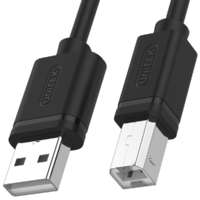Unitek UNITEK Y-C420GBK USB kábel 3 M USB 2.0 USB A USB B Fekete