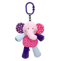 Espiro Lorelli Toys plüss zenélőjáték - pink elefánt