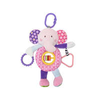 Espiro Lorelli Toys plüss csörgőjáték - Pink elefánt