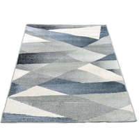 Budapest Carpet Mintás Milano 8081 kék 60szett=60x220cm+2dbx60x110cm modern szőnyeg