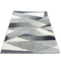 Budapest Carpet Mintás Milano 8081 szürke 60x110cm modern szőnyeg