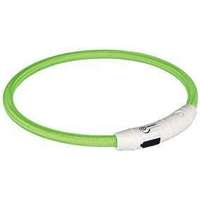 Trixie Trixie 12701 Világító nyakörv gyűrű USB-ről tölthető, green M-L