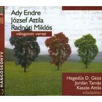  Ady Endre, József Attila, Radnóti Miklós válogatott versei (3 CD) - Hangoskönyv