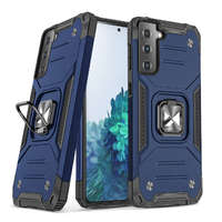 Wozinsky Wozinsky Ring Armor Tough Hybrid Case Cover + Magnetic Mount Samsung Galaxy S22 + (S22 Plus) Kék