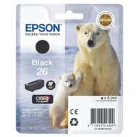 Epson Epson T2601 Tintapatron Black 6,2ml No.26, C13T26014012