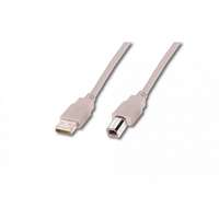 Assmann Digitus AK-300102-018-E USB kábel 1,8 M USB 2.0 USB A USB B Bézs