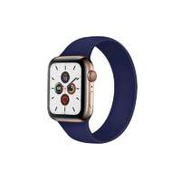 PhoneMax Szilikon körpánt óraszíj Apple Watch 38 mm/Watch 4 40 mm/Watch 7 41 mm M-es méret sötétkék