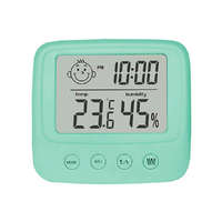  Időjárás állomás, óra, hőmérséklet és páratartalom kijelzés (MIE-RB-0005C)