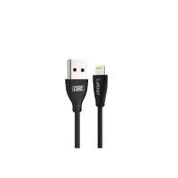 Earldom Töltő és adatkábel USB/Lightning csatlakozóval 2.4A 1 méter Earldom EC-087I fekete