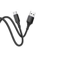 Borofone Töltő és adatkábel USB/Micro-USB csatlakozóval 2.4A 1 méter Borofone BX54 Ultra Bright fekete
