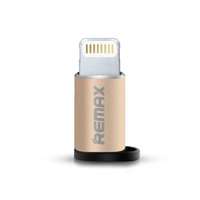 Remax Átalakító adapter Lightning to Micro-USB Remax Visual RA-USB2 OTG arany