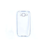 Nonbrand Átlátszó TPU telefontok Samsung Galaxy J5 J500F fényes krómhatású szélekkel ezüst