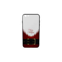 Nonbrand Üveges hátlappal rendelkezó telefontok mikulás szakáll mintával (Karácsonyi) iPhone 6 Plus/6S Plu...