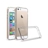 OEM iPhone 5 / 5S / SE szilikon tok, hátlaptok, telefon tok, vékony, átlátszó, 1mm
