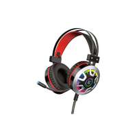 Kakusiga Vezetékes gamer fejhallgató, headset 3,5 mm-es Jack csatlakozóval Kakusiga KSC-453 fekete