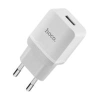 Hoco HOCO C22A hálózati töltő USB aljzat (5V / 2400mA) FEHÉR Asus Zenfone 10, Xiaomi Poco F5 Pro, Giga...