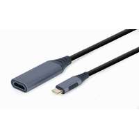 Gembird Cablexpert A-USB3C-HDMI-01 video átalakító kábel 0,15 M USB C-típus Szürke