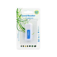 OEM Memóriakártya olvasó USB Titanium kék SDHC / SD / MMC / RS-MMC / Mini-SD (adapterrel) / Micro SD...