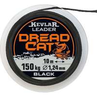  Dreadcat catfish leader kevlar 150kg/1,24mm black 10m dread cat