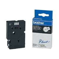 Brother Brother TC-291 (9mm) - 7.7m fehér alapon fekete eredeti öntapadó P-Touch szalag