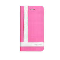 Astrum Astrum MC830 TEE PRO mágneszáras Apple iPhone 5G/5S/5SE könyvtok pink-fehér