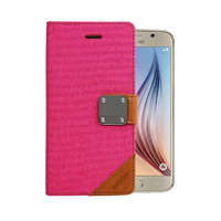 Astrum Astrum MC630 MATTE BOOK mágneszáras Samsung G920F Galaxy S6 könyvtok pink
