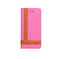 Astrum Astrum MC600 TEE PRO mágneszáras Samsung G925F Galaxy S6 EDGE könyvtok pink-barna