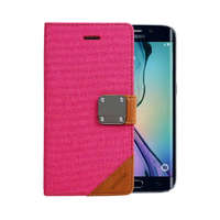 Astrum Astrum MC640 MATTE BOOK mágneszáras Samsung G925F Galaxy S6 EDGE könyvtok pink