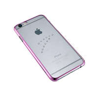 Astrum Astrum MC150 keretes átlátszó, középen Swarovski köves Apple iPhone 6/6S tok pink