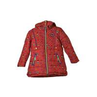Rosalita Rosalita piros, mintás lány téli kabát – 104 cm