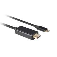 Lanberg Lanberg CA-CMDP-10CU-0005-BK video átalakító kábel 0,5 M USB C-típus DisplayPort Fekete