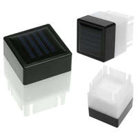 Nonbrand Vízálló napelemes LED kocka lámpa, kültéri dekoráció