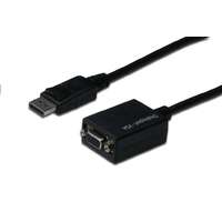 Digitus Digitus AK-340403-001-S video átalakító kábel 0,15 M DisplayPort VGA (D-Sub) Fekete