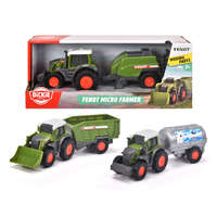 Dickie Toys Dickie Toys Fendt Micro Farmer Traktor utánfutóval 18cm - Többféle változatban