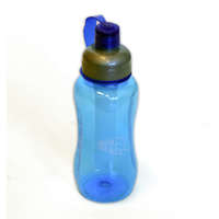  Műanyag kulacs - villamosos, 500 ml, átlátszó kék (MVK Zrt.)