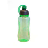  Műanyag kulacs - villamosos, 500 ml, átlátszó zöld (MVK Zrt.)