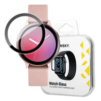 Wozinsky Wozinsky Watch Glass hibrid üveg a Samsung Galaxy Watch Active 2 44 mm-es órájához Fekete