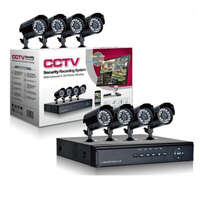 AlphaOne Sprinter cctv kamera szett iZowe DVR CCTV online megfigyelő rendszer, 4 kamera, kültéri / beltéri...