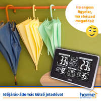 Home Home by Somogyi hcw25 Home HCW 25 időjárás állomás külső jeladóval Black or White design,előrejel...