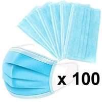 Ningbo Tianbo First Aid Product Co.,Ltd. Szájmaszk, orvosi szájmaszk, egyszer használatos, 3 rétegű, 100 darabos csomag